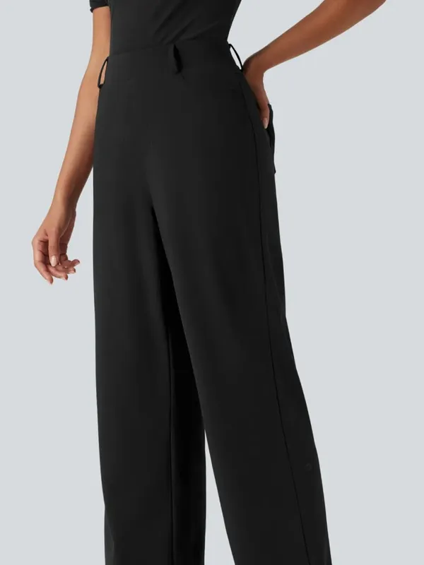 Halara DayStretch High Waisted Straight Leg Casual Pants with Pockets - Image 2