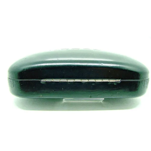 Gucci Sunglasses Hard Clam Shell Eye Glasses Case Black Embossed Logo M/L Size - Image 3