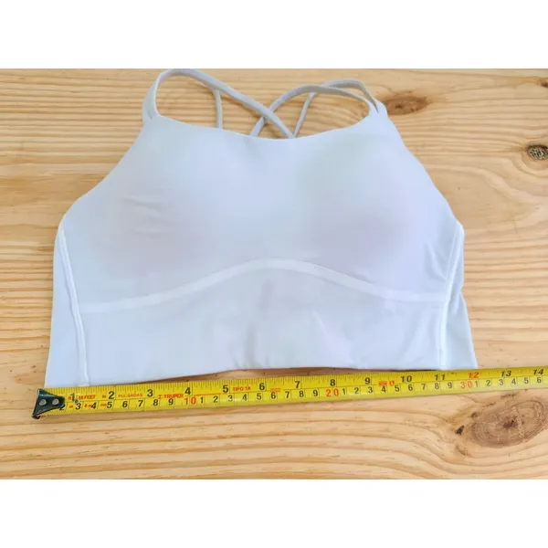 Lululemon Align Bra Gray Size S Nulu Fabric Cross Back Yoga Sports Bra - Image 10
