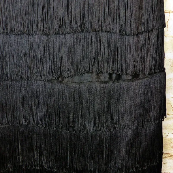 California Costume Fashion Flapper Fringe Dress Women XL Black Headband Necklace - Image 10