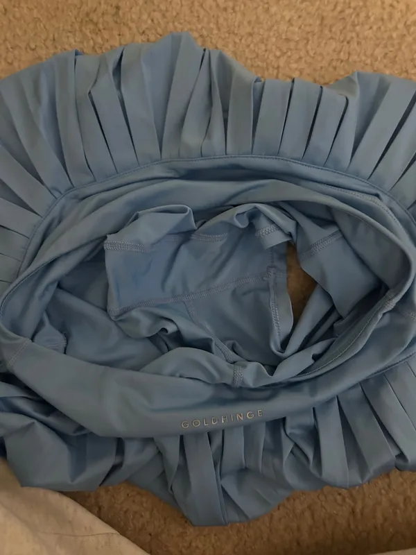 Gold Hinge Skirt Tennis Pleated - Image 3
