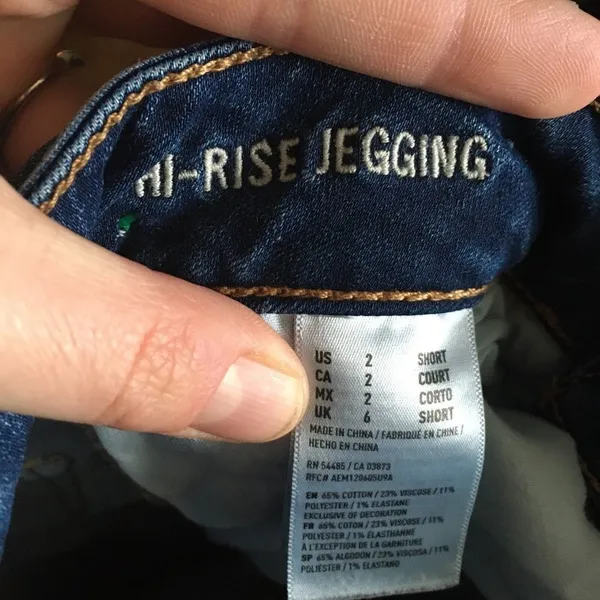 American Eagle super super stretch 2 short hi-rise jeggings - Image 2