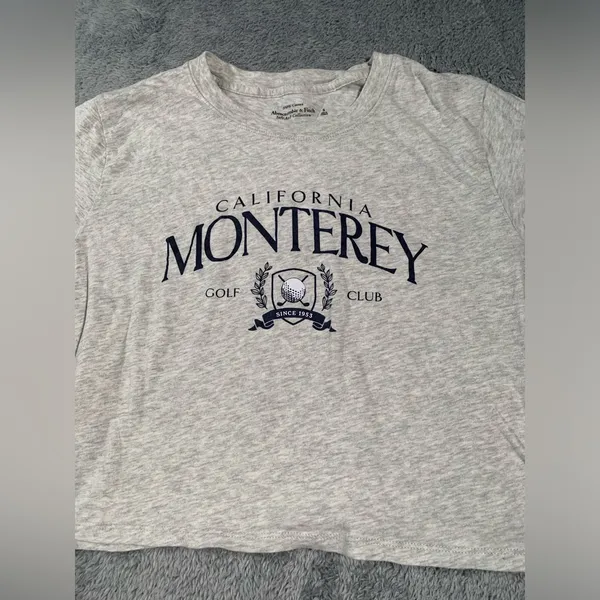 Abercrombie & fitch soft a&f collection Gray Monterey golf club T-Shirt - Image 2