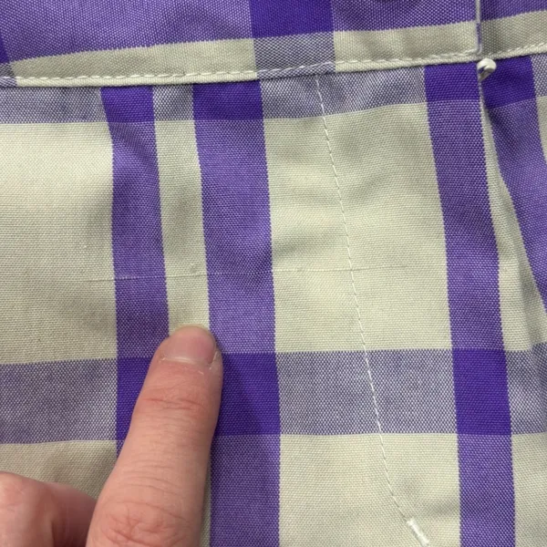 Adidas Golf Shorts Women 8 Purple Plaid Checkered‎ Athletic Sporty Colorful - Image 4
