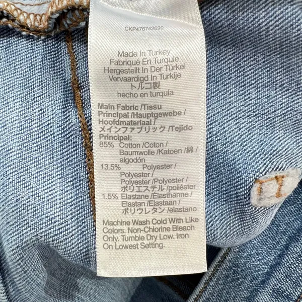 Madewell Mid-Rise Kick Out Jeans‎ Women's Size 32 Blue Denim Bootcut Stretch - Image 6