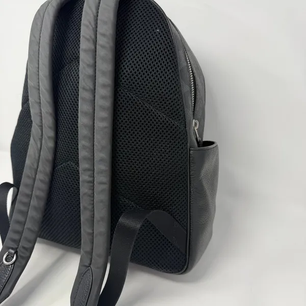 Coach Court Signature Canvas Pebble Leather Backpack Black Women One Size - Image 12
