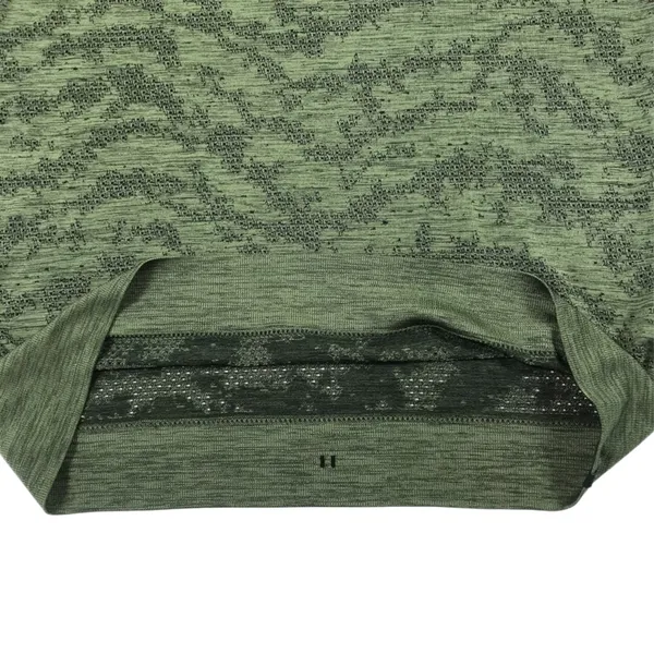 LULULEMON Swiftly Breathe Short Sleeve Top Sz M Green Athletic Everyday Travel - Image 5