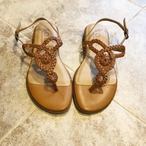 🆕 Naturalizer Soul Ready woven leather san… - Image 2