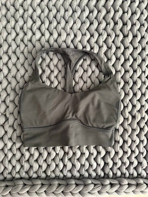 BuffBunny Black Scoop Neck Sports Bra - Image 3