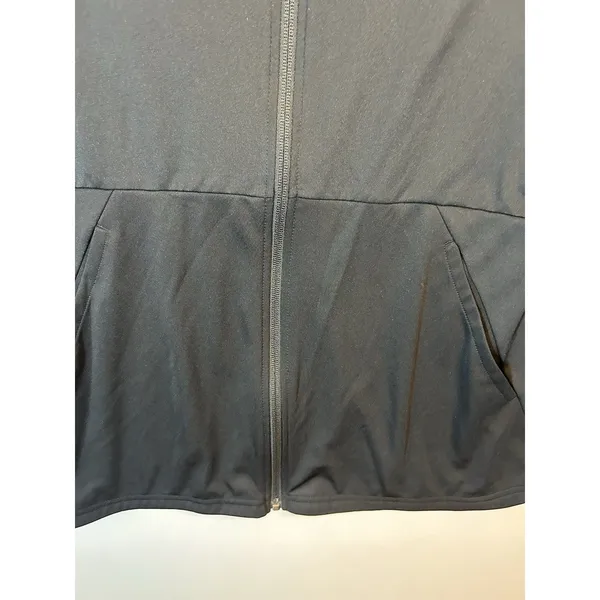 Nike Women’s M Black Dri-FIT Full Zip Soccer Track Jacket Embroidered Mock Neck - Image 12