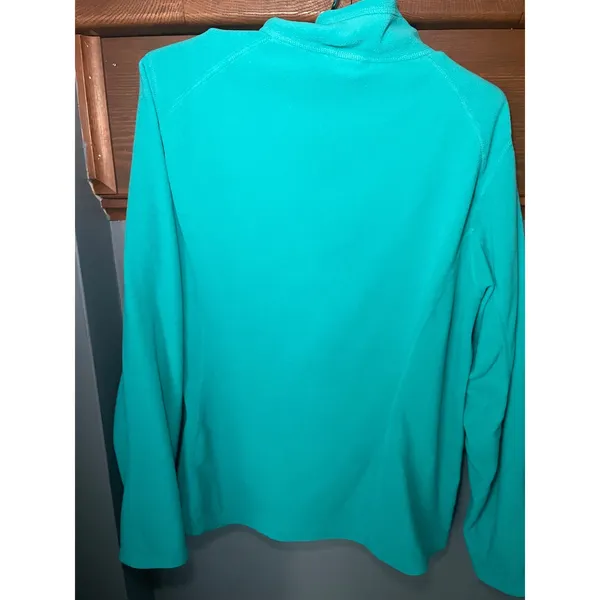 The North Face Womens XL TKA 100 Glacier Quarter Zip Fleece Pullover Teal Blue - Image 2