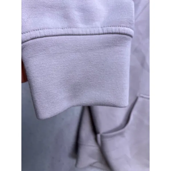 Rae Mode Hoodie Women M Beige‎ 1/4 Zip Scuba Pullover Soft Luxury - Image 9