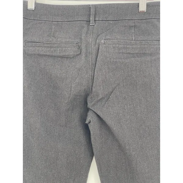 OLD NAVY Pixie Gray Ankle Pants Women Stretchy Cotton Size 6‎ Bin9 - Image 6