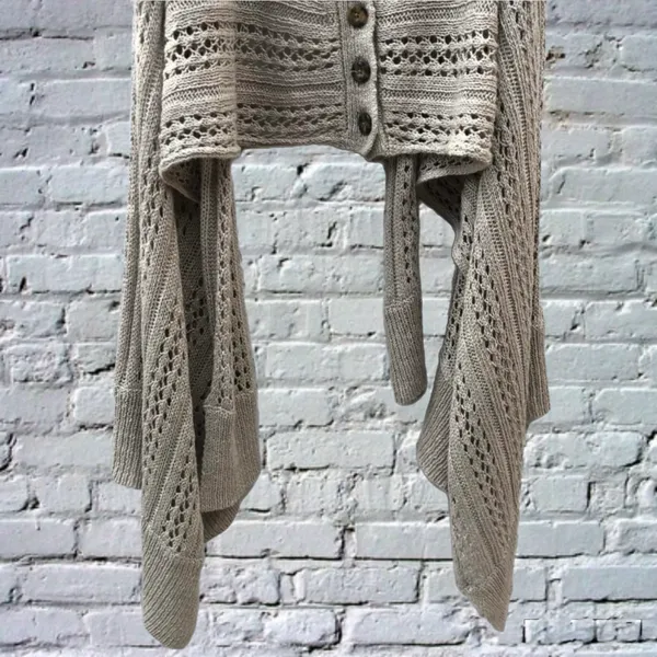 ALICE + OLIVIA Crotchet Draped Sweater Vest Medium - Image 7
