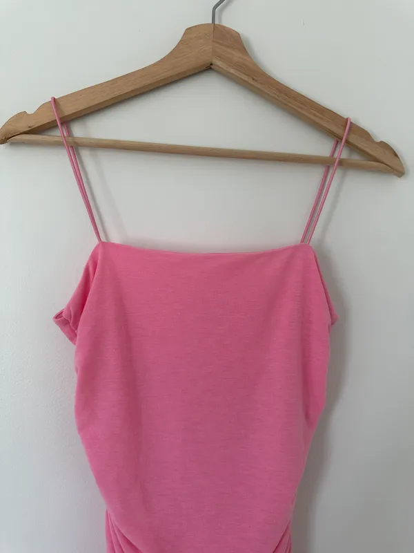 Sky to Moon Pink Mini Dress - Image 9