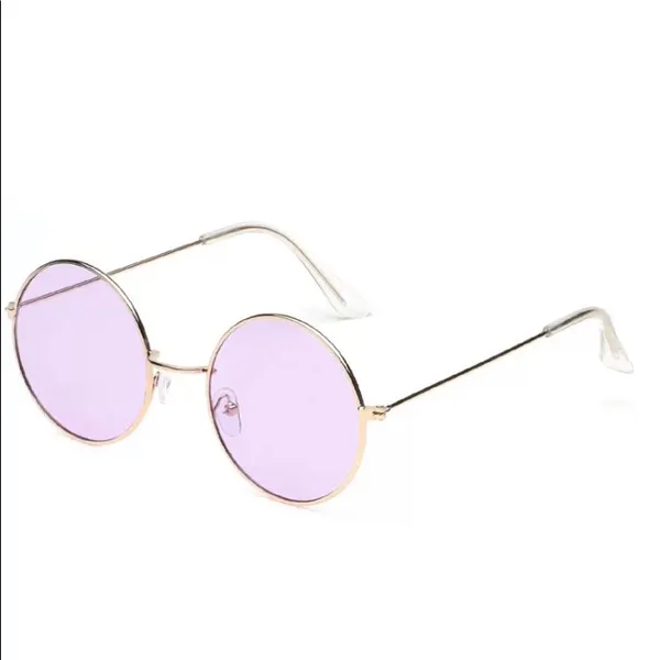 Purple Tinted Sunglasses Gold Metal Frames NEW Glasses Urban Outfitters - Image 2