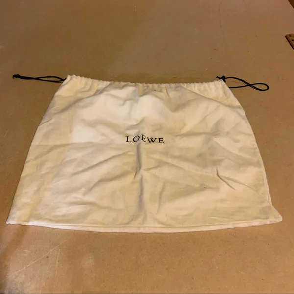 Loewe Taupe Anagram Pvc & Synthetic Leather Trim Tote Bag - Image 7