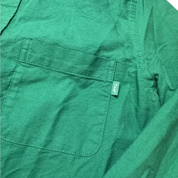Tna Aritzia Green Button-Up Shirt Long Sleeve Casual Top‎ Size XS - Image 2