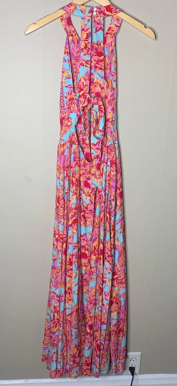 Anthropologie Abel The Label Floral Maxi Dress Size XS - Image 4