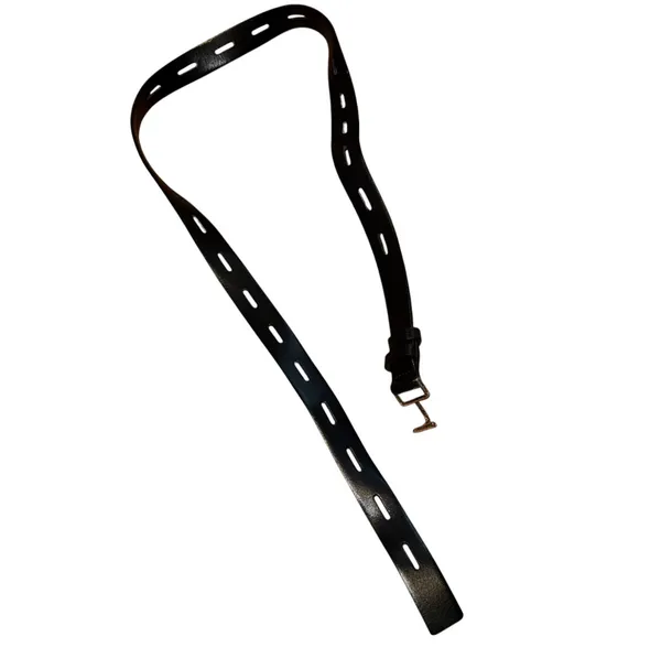 Black genuine leather with unique silver buckle - Image 2