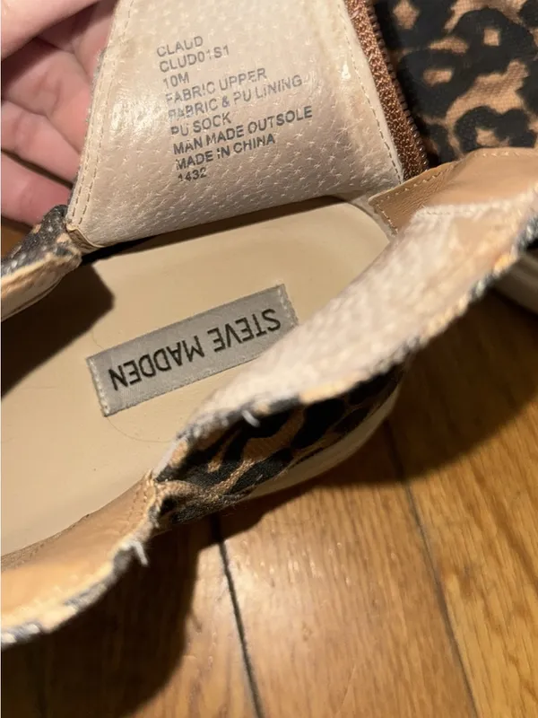 Steve Madden Leopard-Print Slip-On Sneakers in Black and Brown - Image 3