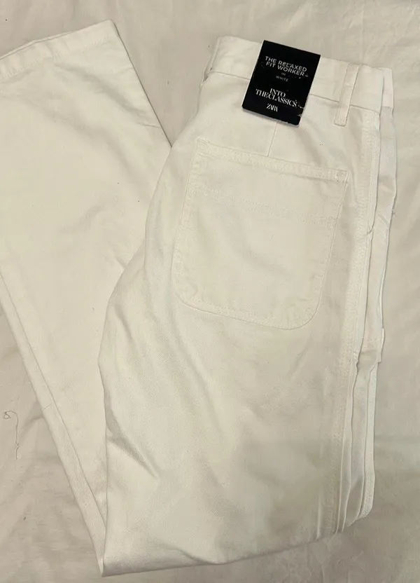 ZARA White Jeans - Image 7