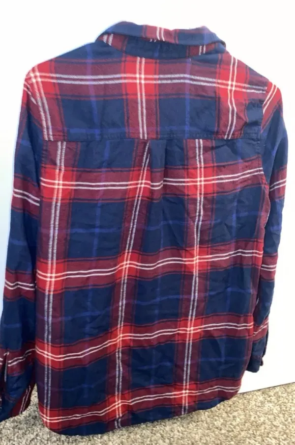 Hollister Boyfriend Fit Flannel Size Large - Image 2
