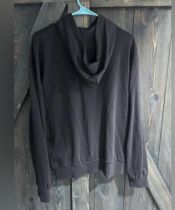 Lightweight brown hoodie Size L - Image 2
