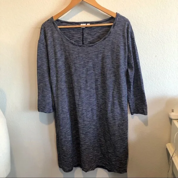 Gap striped long sleeved dress M - Image 2