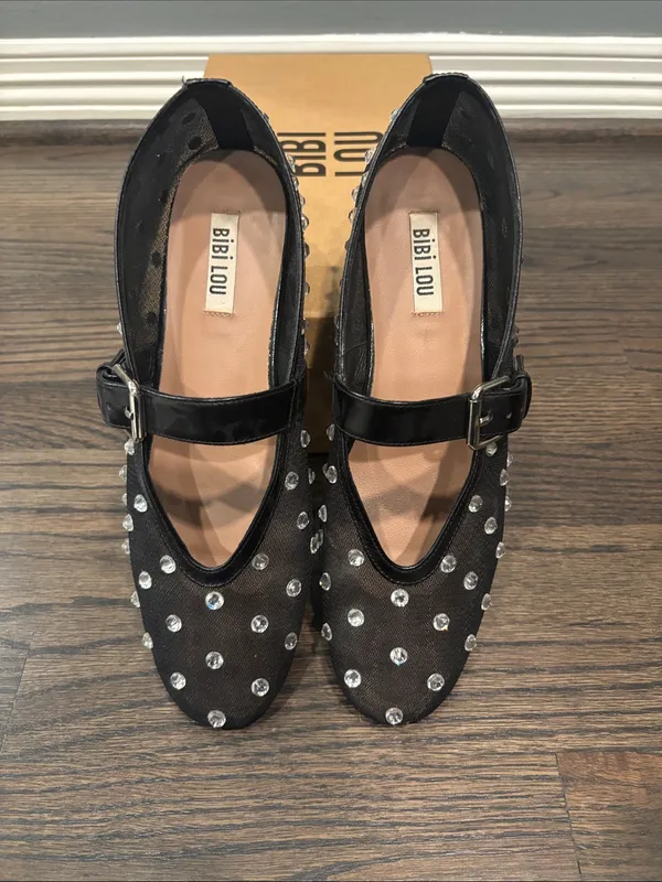 Bibi Lou Naila flat in black Size 8 - Image 3