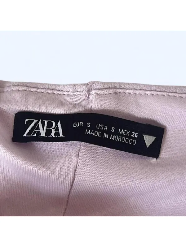 Zara lilac bodycon mini dress fairycore soft girl size small 💜 - Image 6