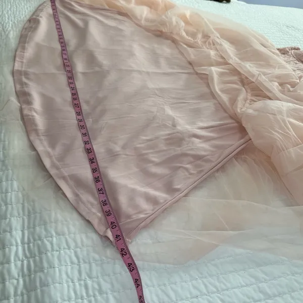 Selfie Leslie Gown Strapless Dancing With Me Sweetheart Tulle Midi Dress Pink - Image 7
