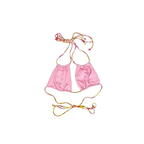 Frankie's Bikinis x Hailee‎ Steinfeld Far Out Sand Halter Bikini Top Pink Large - Image 6