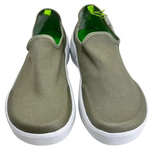OOFOS OOMG Eezee recovery sneaker shoes in sage green - Image 3