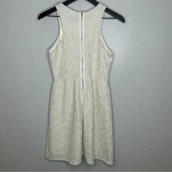 Altar'd State Off White Dress with Gold Sparkles Size M NWT - Image 3