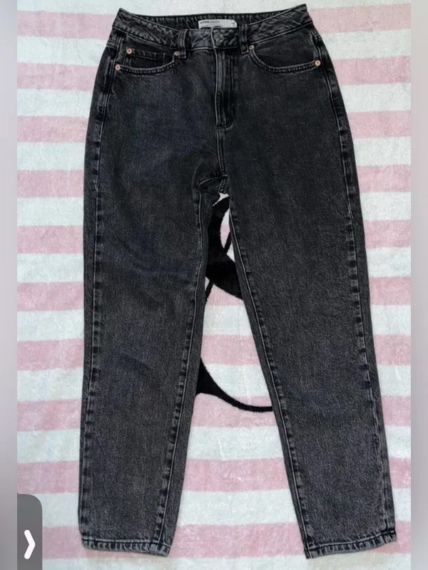 Garage Black Mom Jeans Size 3 waist 26 Grunge Y2K - Image 3