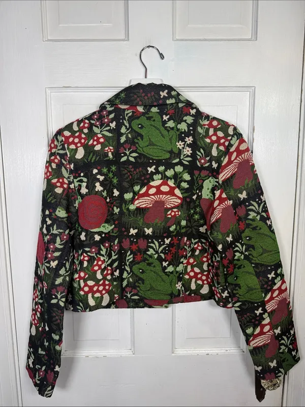 ModCloth Black Friday Grove Mushroom Crop Jacket Blazer NEW with tag W2408 Sz 6 - Image 10