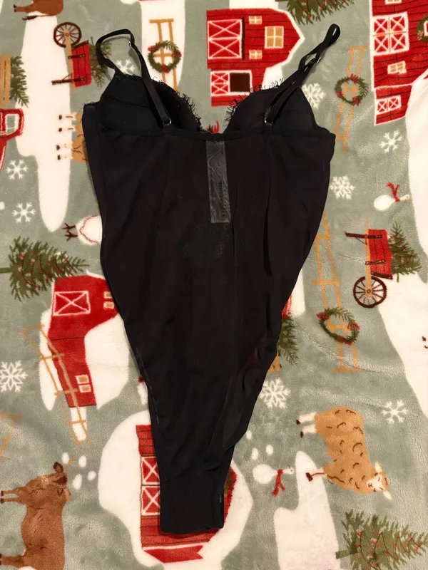 Forever 21 black lace corset bodysuit - Image 2