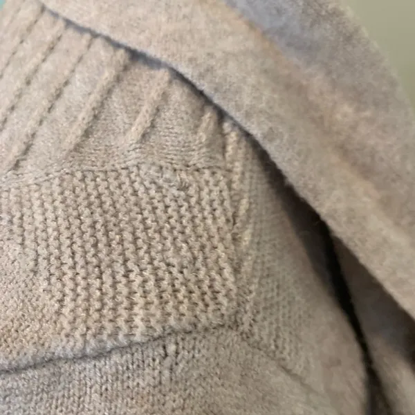 Cyrus Very Warm Cardigan Women’s Size Small Oatmeal Color Open Front - Image 5