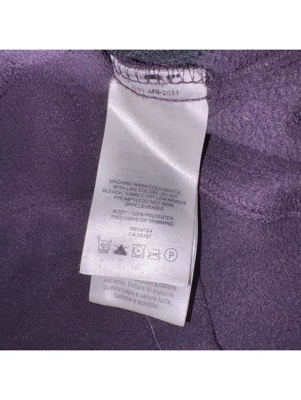 Columbia Women's Medium Purple Outdoor Fleece Jacket Cozy Warm Full Zip - Image 5