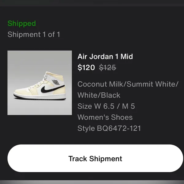 Nike Coconut milkk air Jordan Mid - Image 5
