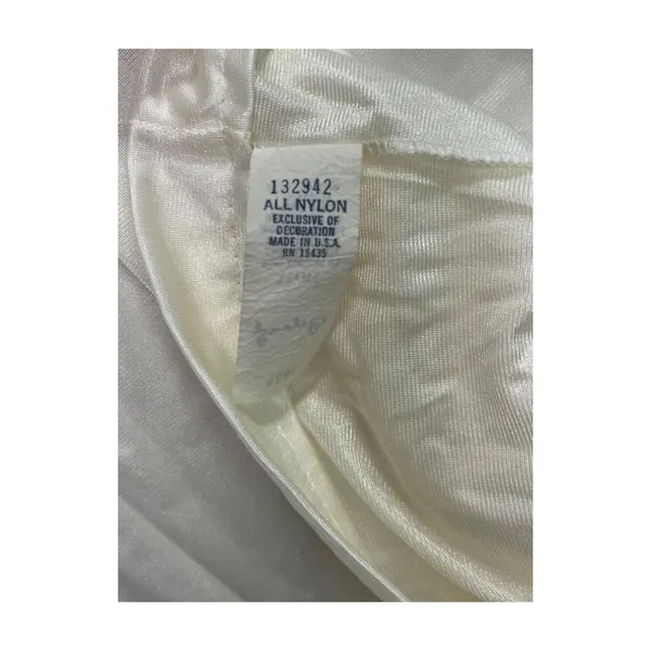 Vintage Gilead Robe Womens Small Ivory Lace Peignoir Lingerie Bridal Retro 1970s - Image 4