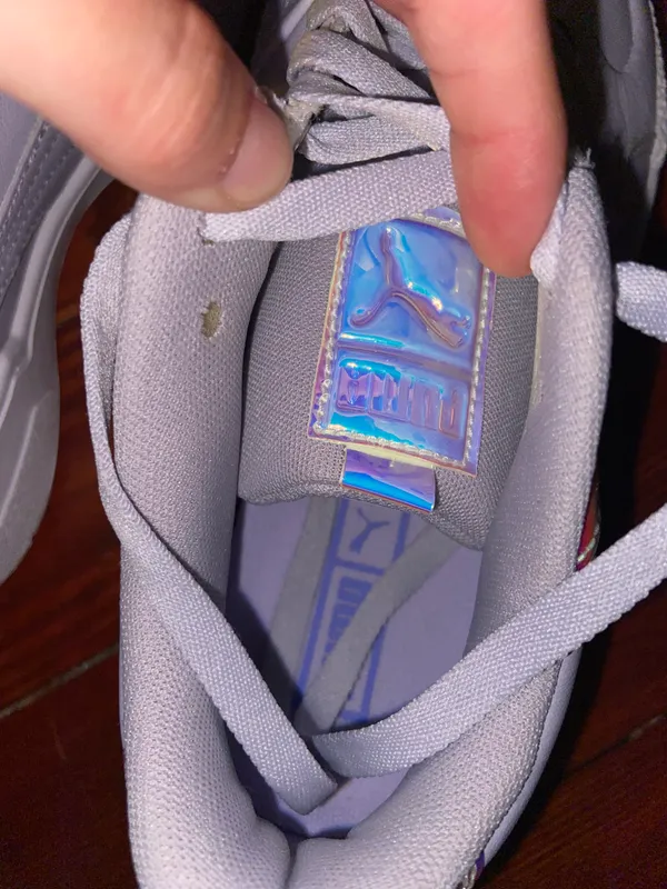 Puma NEW Purple Holographic Sneakers - Image 4