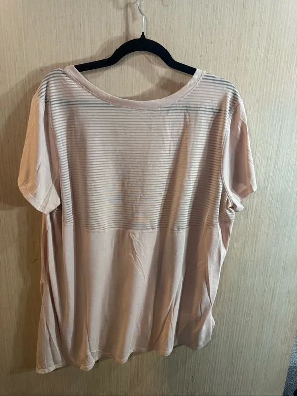Old Navy Active Go Dry Blush Pink Short Sleeve Tee Size 2X - Image 2