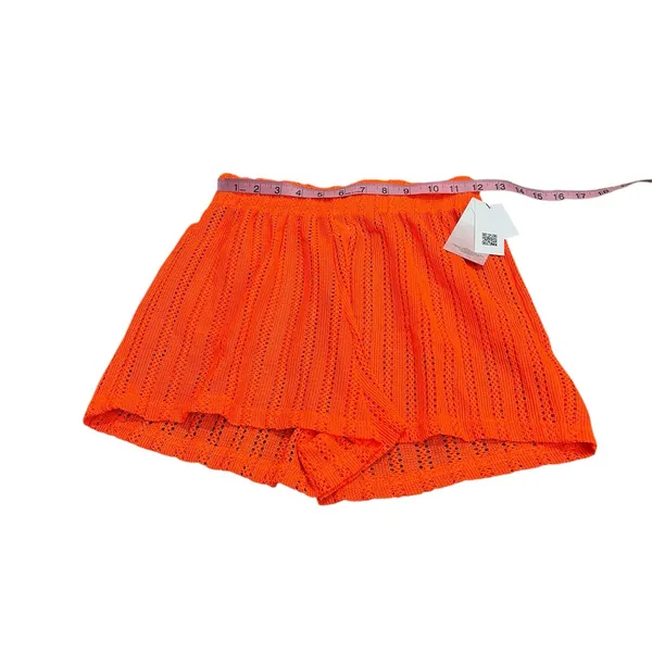 KIWI + PUNCH bright orange knit shorts nwt - Image 2