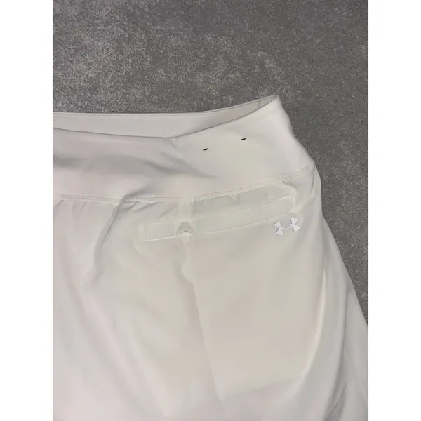 womens under armour skort nwot white skirt‎ large Golf Pickleball Tennis Shorts - Image 7