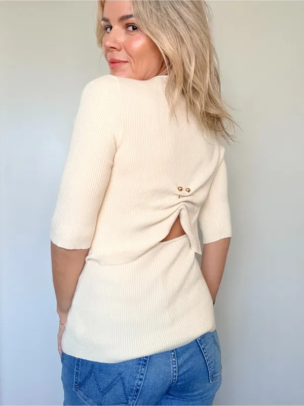 FAVORITE DAUGHTER The Park Avenue Rib Top - Image 3