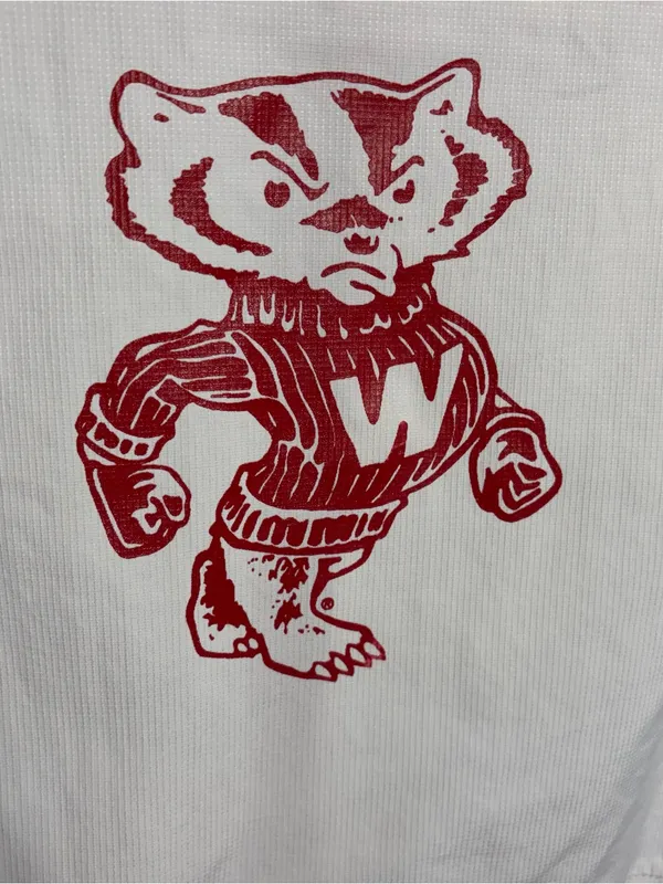 Under Armour Red/White Wisconsin Badgers Game Day Full-Zip Jacket - Image 4