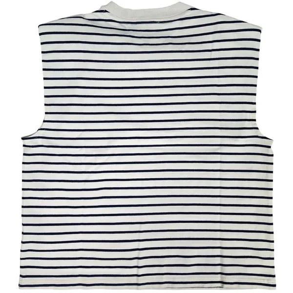 J. Crew Structured muscle T-shirt in stripe mariner cotton‎ M NWT - Image 2