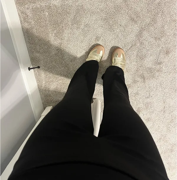 Boutique Women’s Casual Pant High Waisted Flare Workout Leggings  - Image 9
